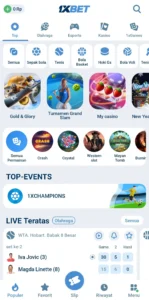 Beranda Aplikasi 1xBet App